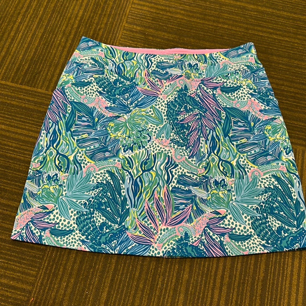 Lilly Pulitzer Monica Skort golf luxletic GUC gators size 8